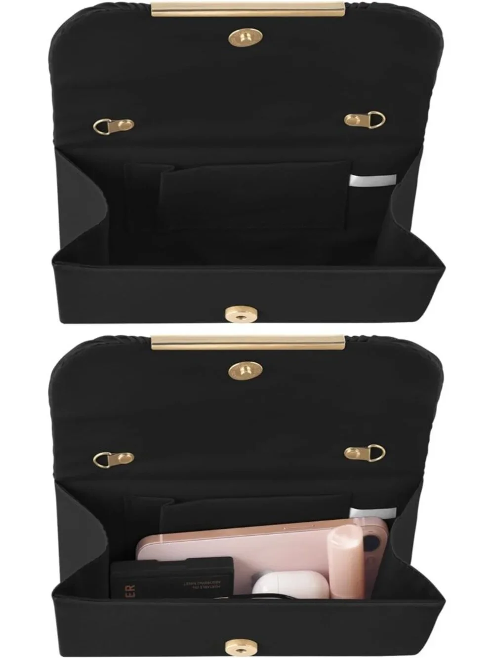 👜Women's Black Evening Handbags for Formal Wedding Party Prom Shoulder Bags